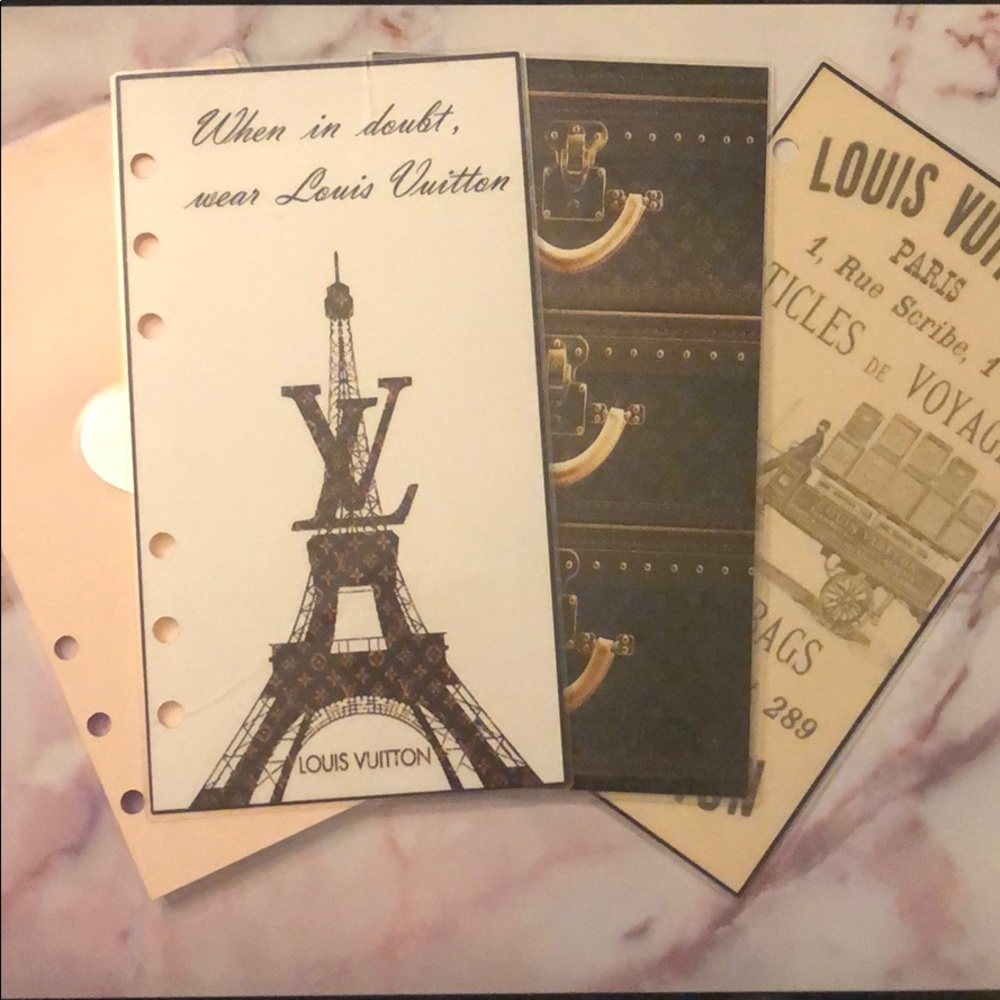 Louis Vuitton Agenda inserts
